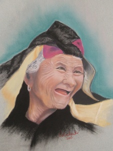 Old woman portrait