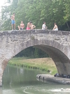 Boys diving